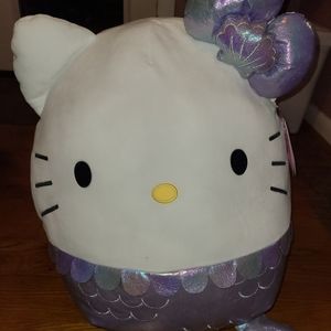 New with tag Giant Hello kitty mermaid squishmellow